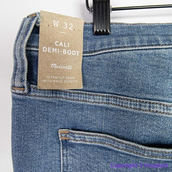 NEW Madewell Cali Demi-Boot Jeans in Dorrance Wash: TENCEL™ Denim Edition, 32 - Picture 11 of 15